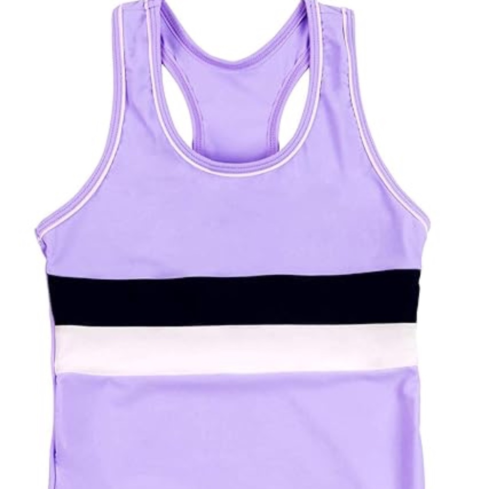 Little Girls' Summer Swimwear Two Piece Boyshort Tankini Kids Swimsuit